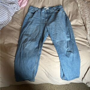 Abercrombie & Fitch The 90s straight ultra high rise curve love